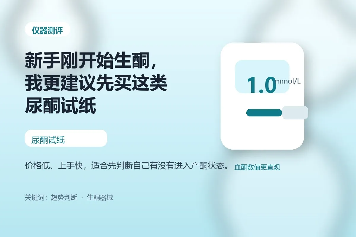 新手刚开始生酮，我更建议先买这类尿酮试纸封面图